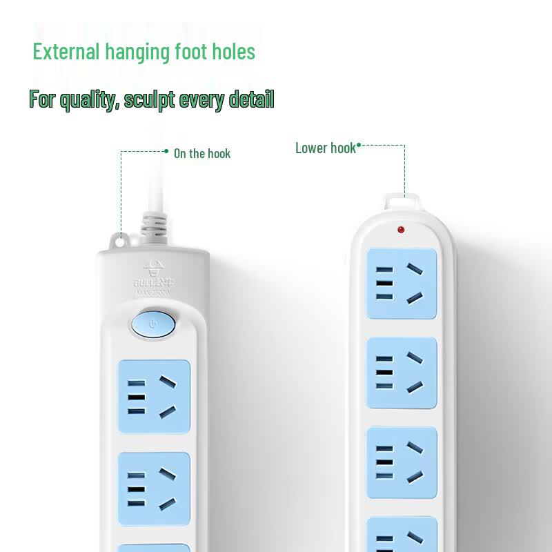 BULL GN-601 New Standard 4-Outlet Power Strip