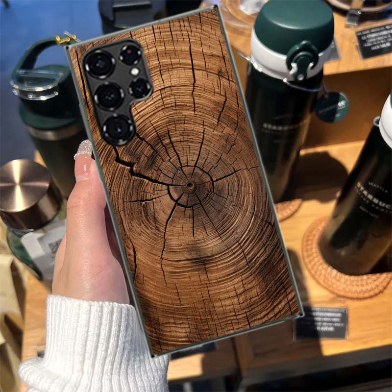 Wood Textures Cases Phone Case for Samsung Galaxy S26 Ultra S25 Edge S24 S23 FE S21 Plus S20 S22 S10 Cover TPU Capa Shell Shockp
