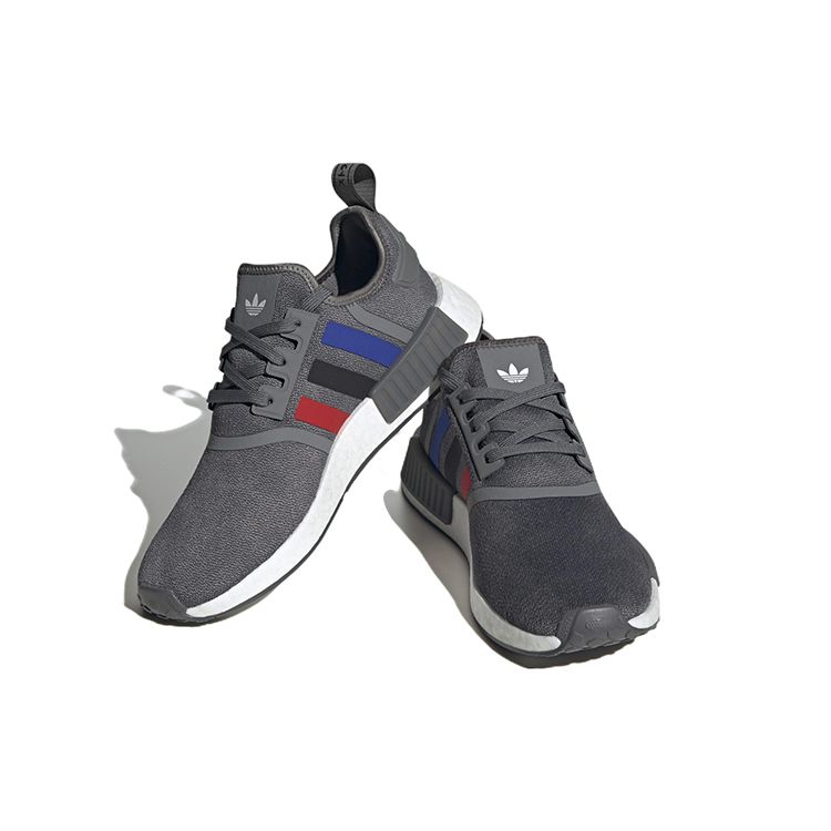 Adidas NMD_R1 Grey Scarlet Blue Men Sneakers Grey-Four Better-Scarlet Core-Black FZ5708