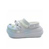 Crush Clog EVA Pearl Blue Cute Niche Little Fresh Beach Girl Hole Shoes Unisex White Blue
