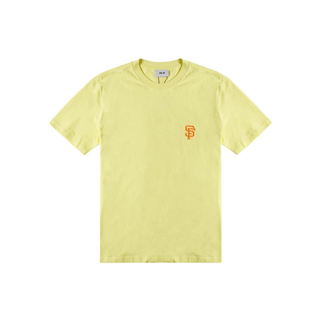 New MLB T Shirts Unisex Yellow 3ATSEC323-14YEL