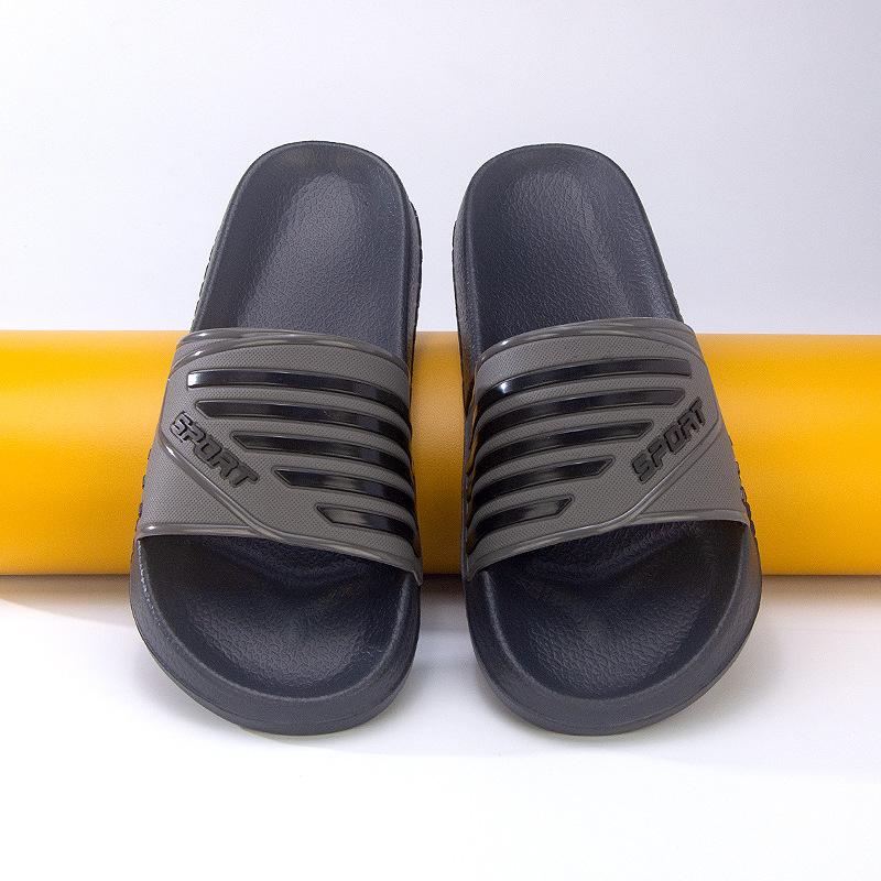 

Летние тапочки для дома и улицы, сандалии, домашние тапочки, пляжные тапочки, мужские и женские, для отдыха, тапочки для ванной 49 черный серый