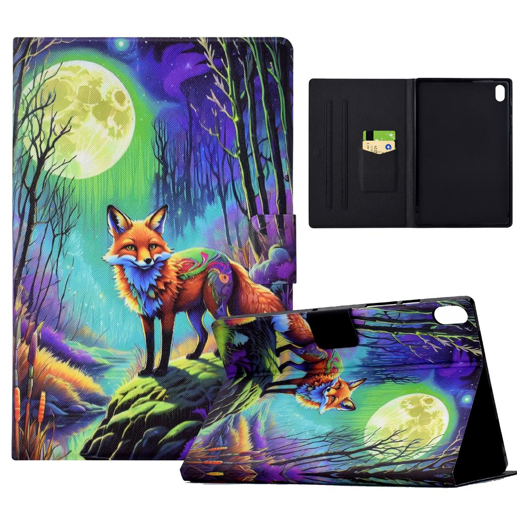 For Xiaomi Redmi Pad 2 Case Card Holder Pattern Print Leather Cover