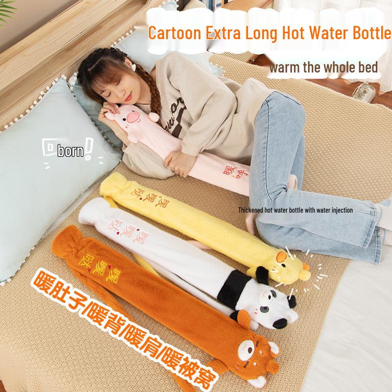 

Long Hot Water Bottle - Winter Bed Warmer & Period Relief Gift 75cm [0.58kg]