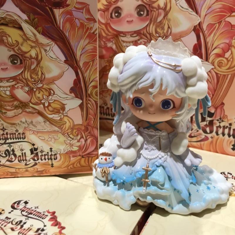 Genuine Qiaoqiao Flower Fairy Whisper Series Kawaii Anime Girl Figure Collectible Perfect Christmas Gift Toy
