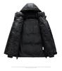 Mr. Cotton Men's Hooded Down Jacket - Thick White Duck Down for Warmth & Cold Protection in Winter