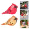 Resin Bird Decoration Hand-Carved Bird Figurine Hand-Painted Sculpted Resin Birds Statues 1PC