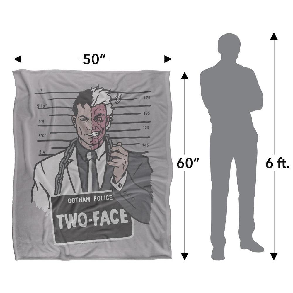 Batman Line Up Two Face Blanket