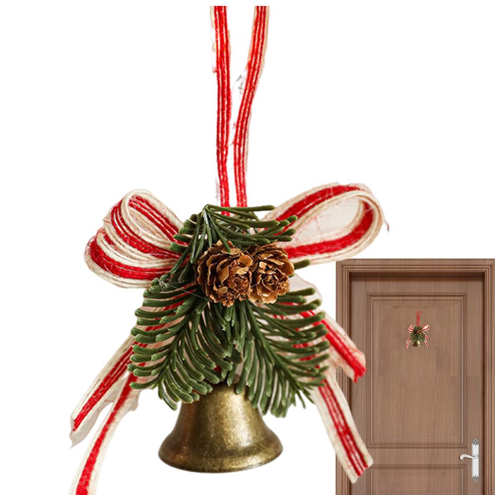 Christmas Bells For Door Iron Farmhouse Decor Christmas Hangable Bells For Entryway Hallway Staircase Living Room Dining Room
