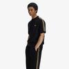 Fred Perry [Sharp] Cross Tape T-Shirt - Black Afpm2612307-102
