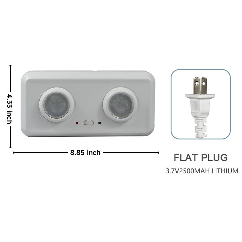 LED Fire Fighting Light Emergency Evacuation Exit Light Wall Mounted Rechargeable Emergency Lamp Indoor Light for Power Outage