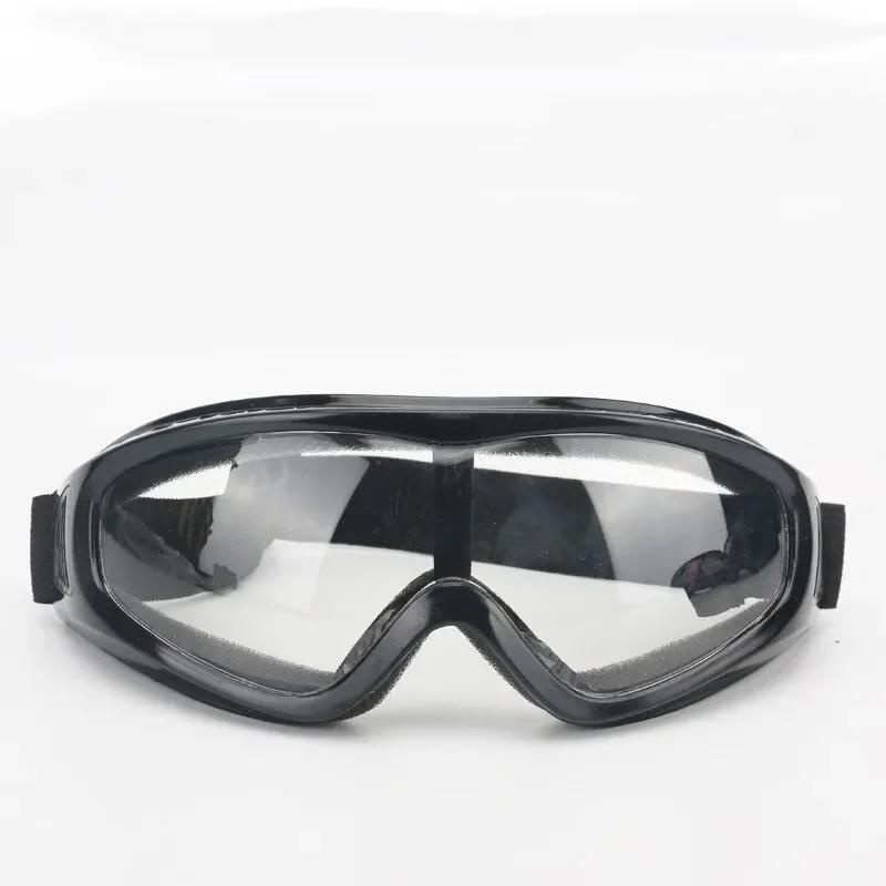 Double-layer Outdoor Windshield Labor Protection Glasses PC Lens Protective Head-mounted Adult Men's Women's Ski Glasses