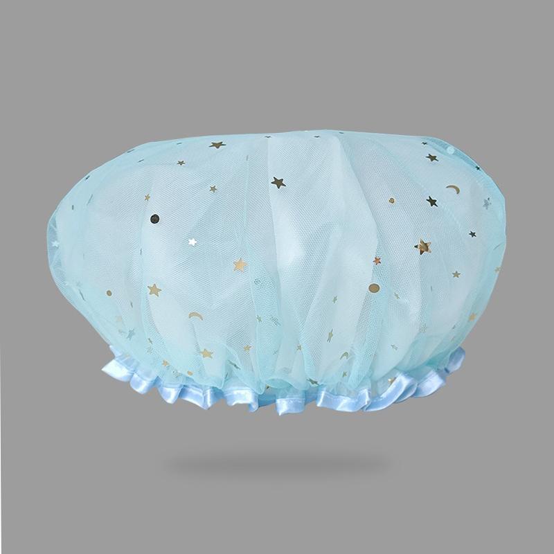 Shower Bath Cap Girl Luxury Women's Reusable Shower Cap Donuts for Hair Swimming Cap Shower Bonnet Douche