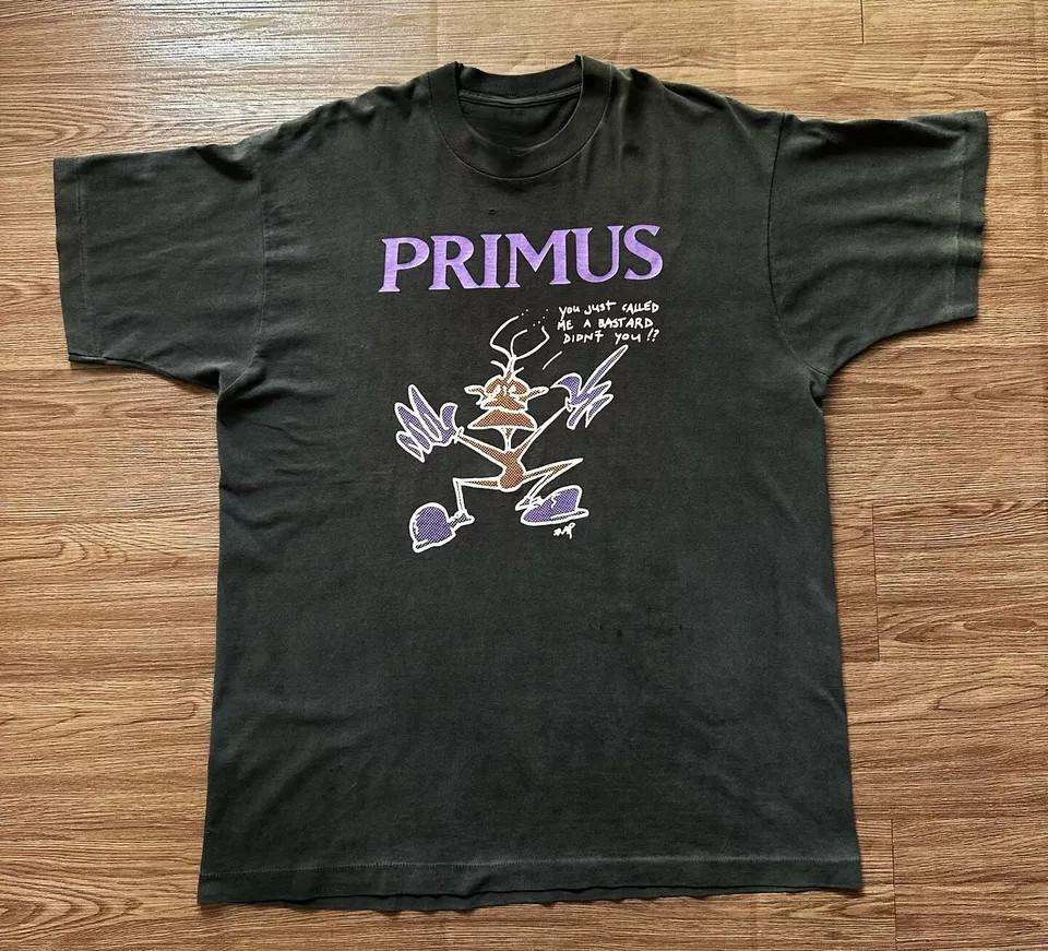 Primus Band Frizzle Fry You Just Call Me Bastard T Shirt Full Size S-4XL 2 sides