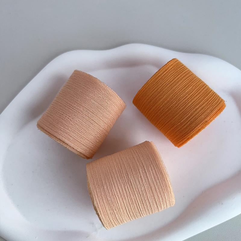 1PC Silver Glitter Ribbon Sparkling Organza Ribbon Ribbon Bow Wedding Cards & Invitations