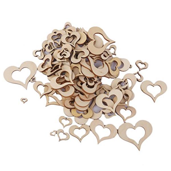 Decoraciones de Árbol de Madera Formas De Madera MDF Boda Decopage Artesanía espacios en blanco