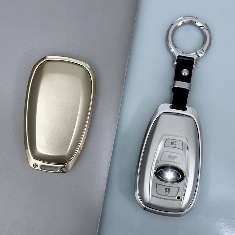 Aluminum Key Cover for Subaru: Fits XV, Forester, Outback, BRZ, Legacy, Ascent - Stylish Protective Shell