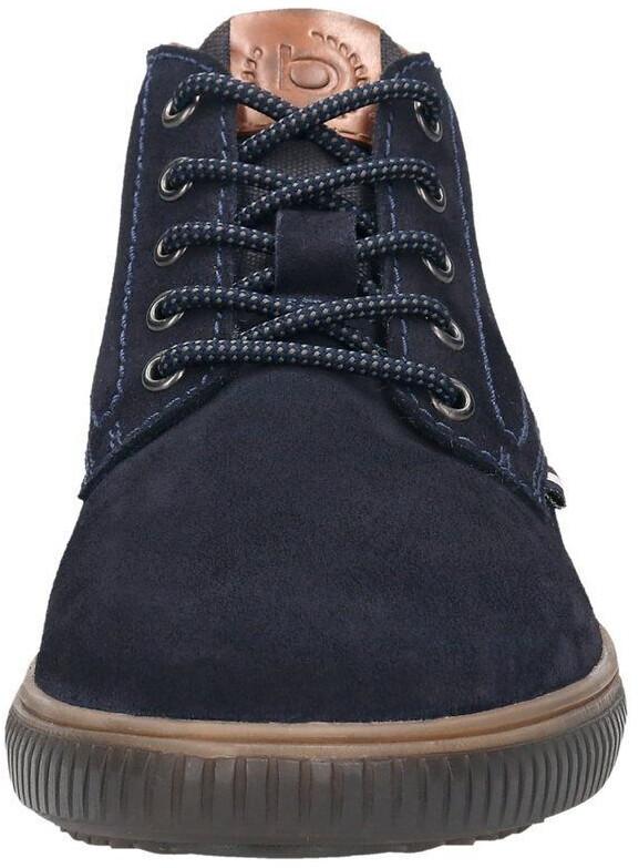 Bugatti Boots Sneakers Leather Comfortable Width Dark Blue