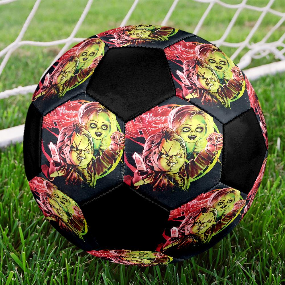 Halloween Horror Theme Size 5 Soccer Ball, Suitable for Both Indoor and Outdoor Matches, a Gift Suitable for Everyone.