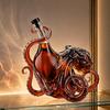 3D tvarovaný skleněný karafa chobotnice, 700ML láhev na alkohol ve tvaru chobotnice, námořní umělecká dekorace z hlubin pro whisky, víno, alkohol, sodu