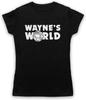 Wayne's World Logo Rock Music Film Garth Mens & Women Yellow Red Mens Women T Shirt