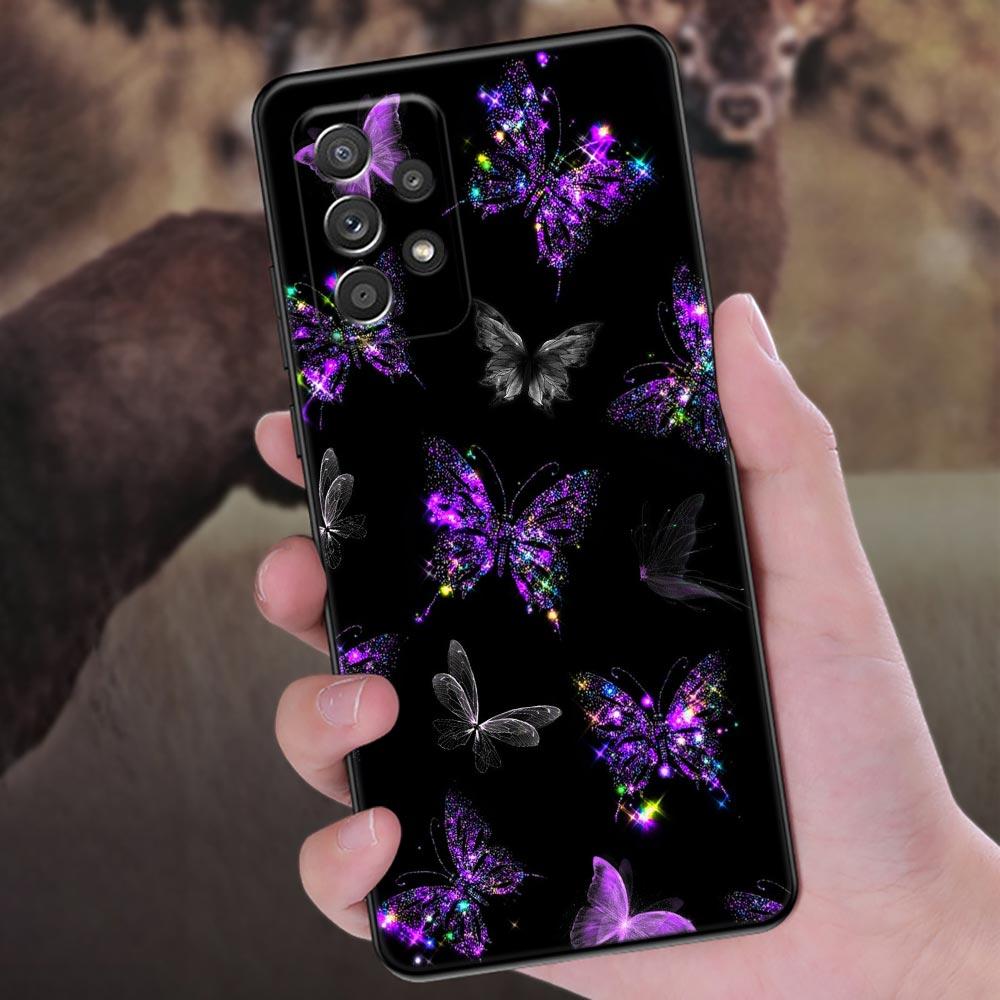 Butterfly Love Beautiful Funda For Samsung Galaxy A56 A55 A36 A26 A16 A54 A52 A72 A35 A34 A25 A21S A14 A06 Case Soft Phone Cover