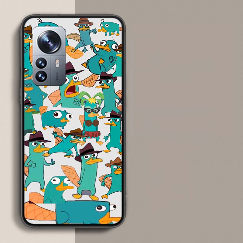 Cartoon Perry The Platypus Phone Case For Redmi Note 13 Pro Plus 14 Pro+ 12S 12 11S 11T 11E 11 10S 10 9S 9 Xiaomi Capa TPU