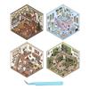 Senyou 3.0 Christmas Cottage 3D Miniature Scene Stickers - Exclusive DIY Landscape Decor