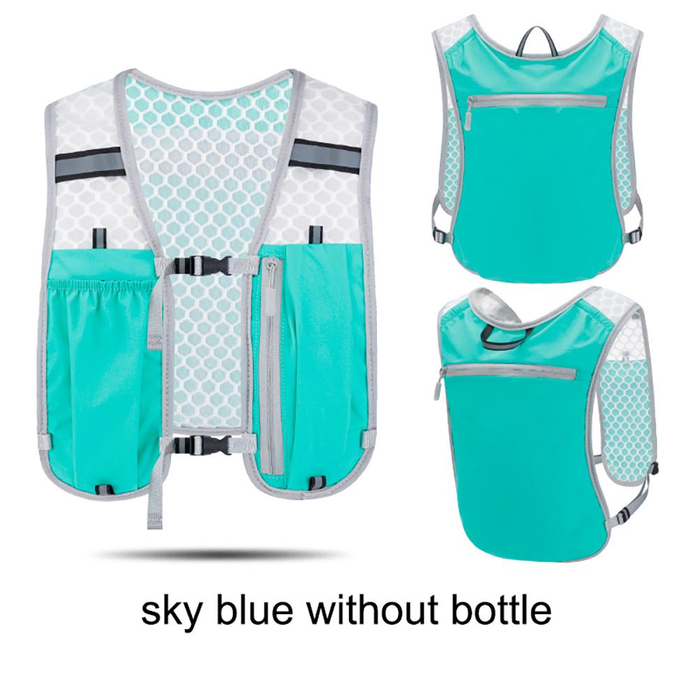 Running Backpack Vest With Bottle Hydration Trail Light Weight Cycling Run Jogging Marathon Riding Climbing Bag Waterproof