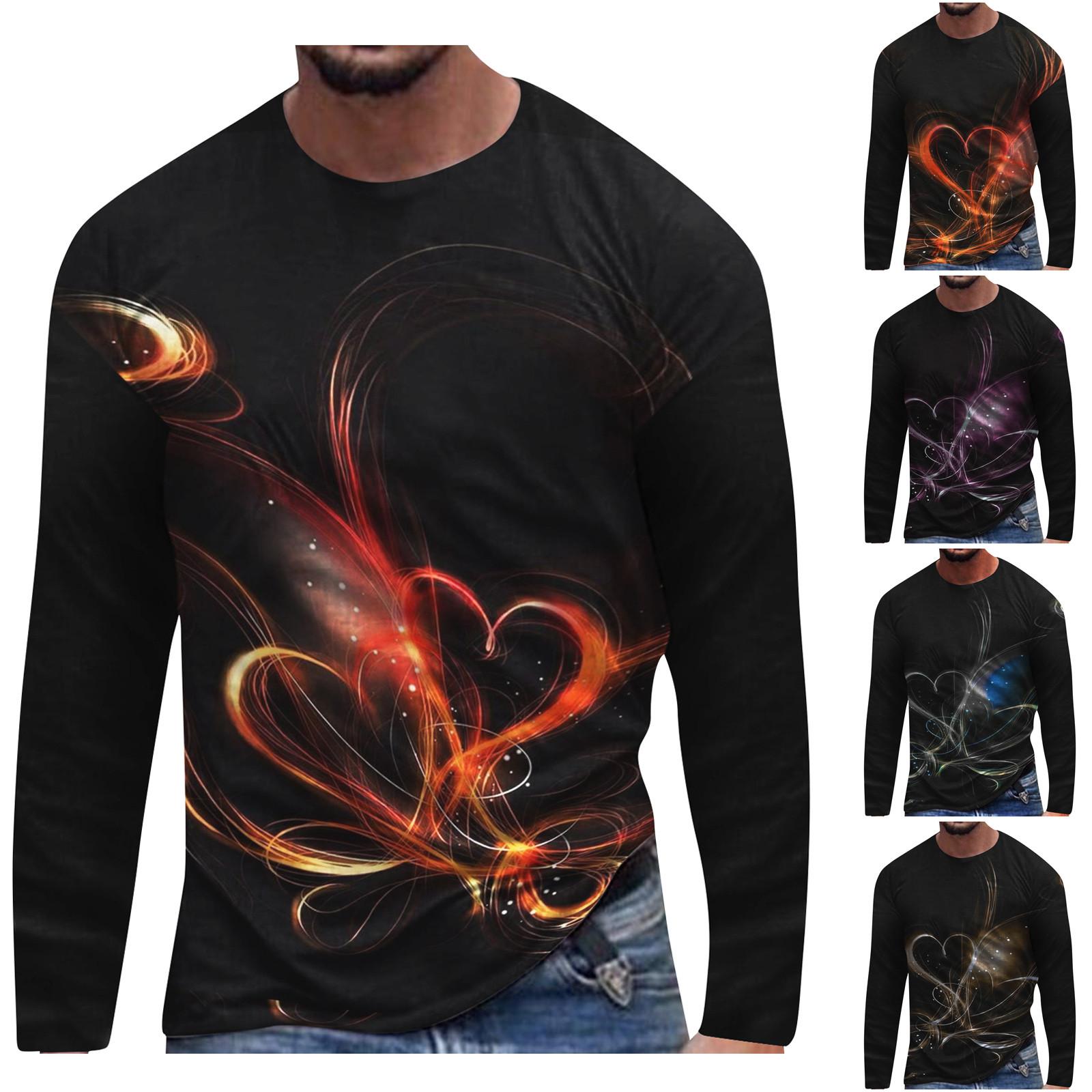 

Мужская толстовка с принтом на открытом воздухе, свободная с длинными рукавами и этническим принтом