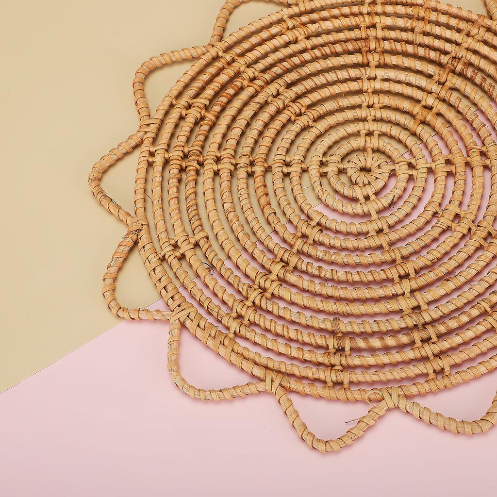 Porch Grass Woven Home Handmade Hay Rattan Woven Wall Decoration Pendant Wall Decoration Wall Hanging