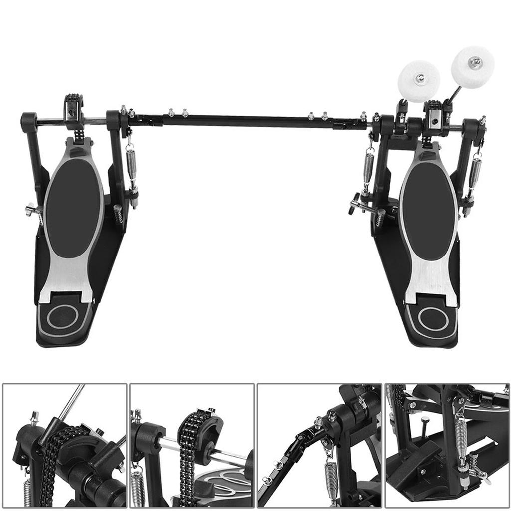 Drums Pedal Double Bass Dual Foot Kick Percussion Drum Set Accessories