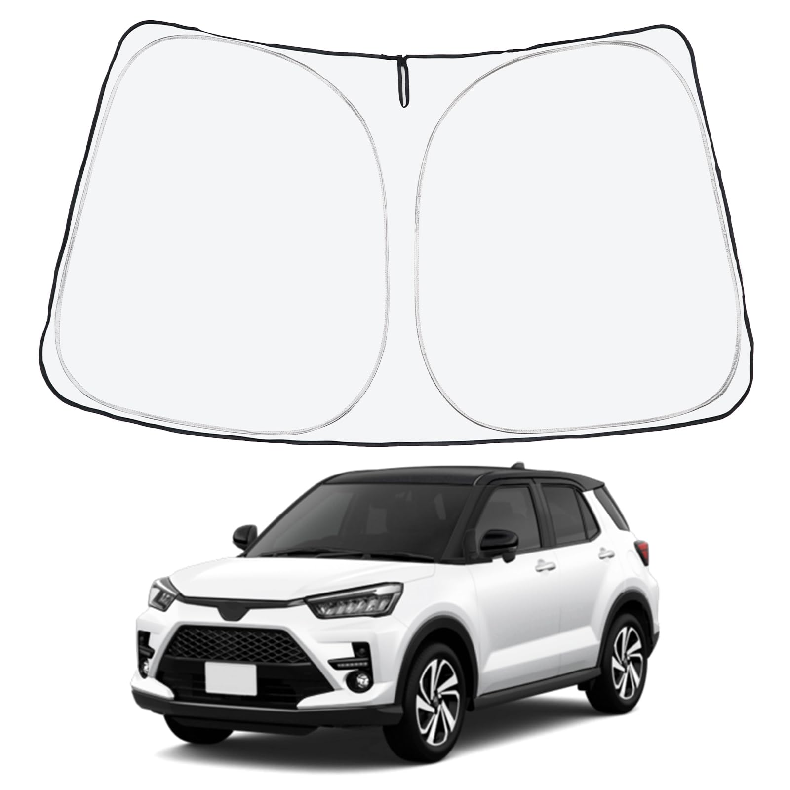 

Yimeida Toyota Rise Солнцезащитный козырек Переднее лобовое стекло Аксессуары Запчасти Daihatsu Rocky Передний солнцезащитный козырек Автомобильная шторка Защита от солнца Солнцезащитный козырек Шторка Блэкаут