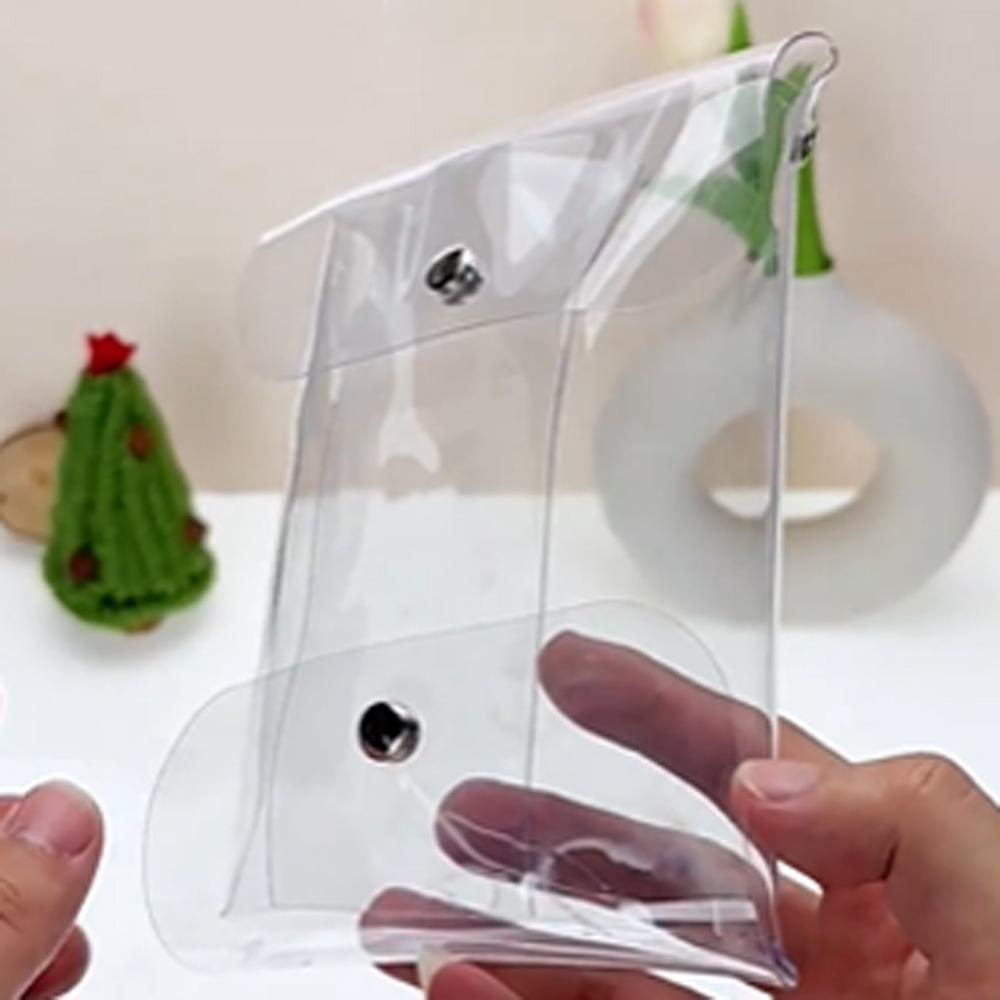 Flower Keychain Clear Outdoor Doll Bag Transparent Outdoor Doll Display Bag  Outdoor