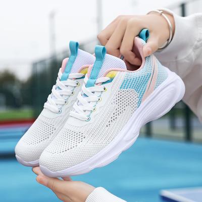 Spring and Autumn New Lightweight Breathable Mesh Soft Sole Casual Shoes High Value Trendy Sports Shoes Women's Shoes