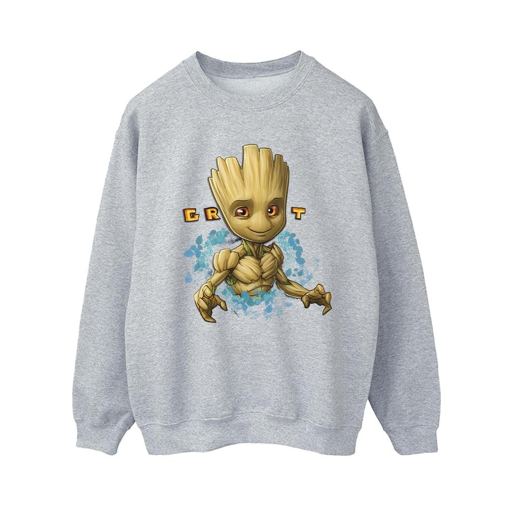 Guardians Of The Galaxy Womens/Ladies Groot Flowers Sweatshirt