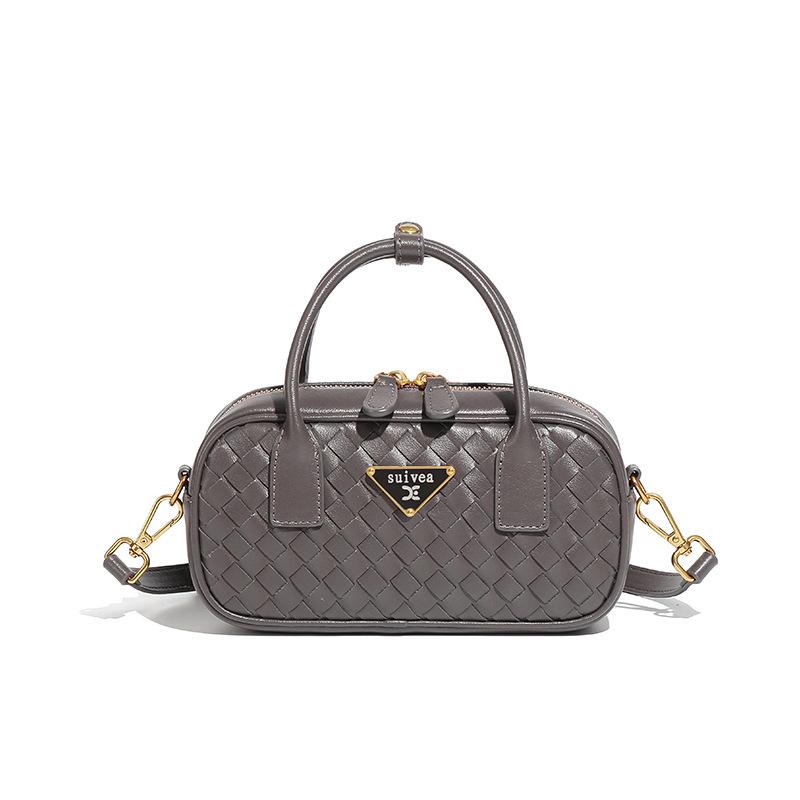 JMG Bags Trendy Kussentas, Schoudertas Crossbody Kleine Vierkante Tas, Veelzijdige Handtas, Modieuze Handgeweven Tas