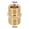 High Pressure Washer Hose Extension Connectors M22 14mm -15mm Male Thread Female Hose Coupler Adaptor
