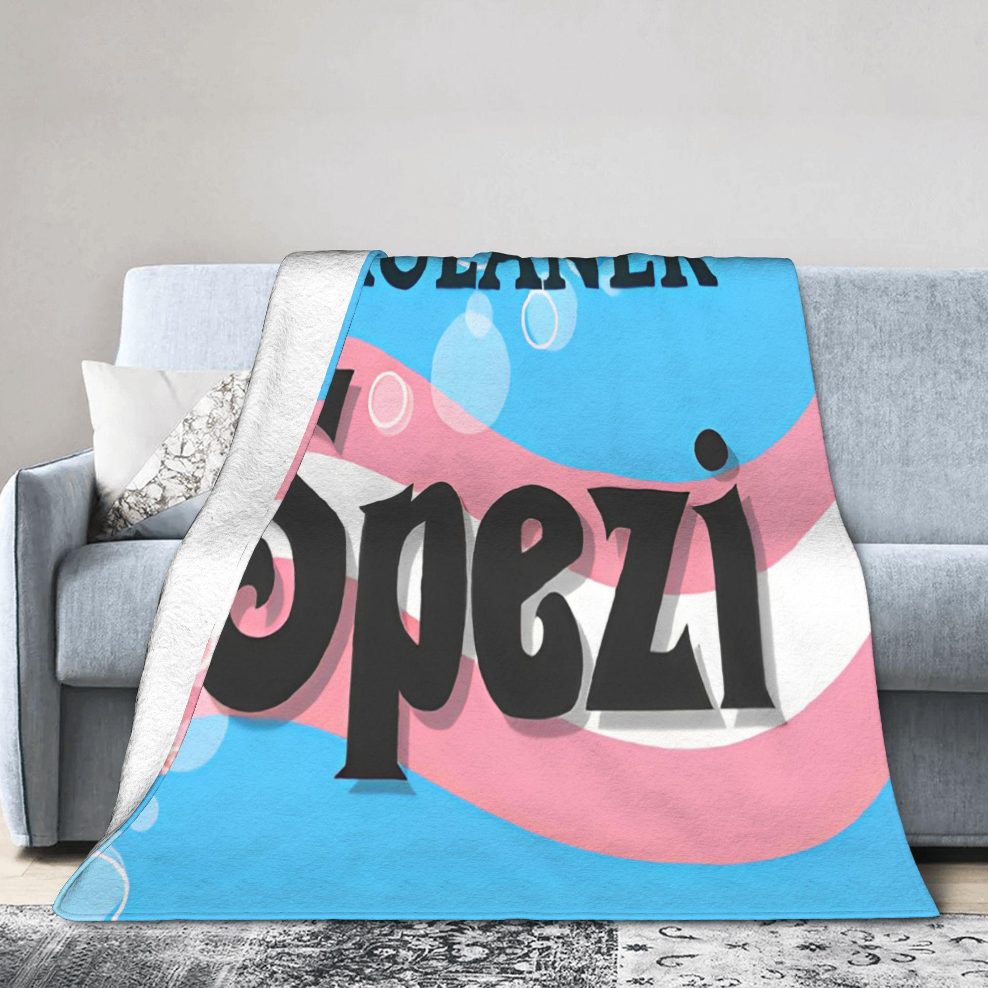 

Paulaner Spezi Blanket Germany Soda Drink Warm Pattern Plush Throw Blanket For Couch Bed Picnic Flannel Bedspread Bed Cover 75cmx90cm