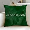 Klassische Schmuckmarke Georg Jensen Kissenbezug Weich und Leicht zu Waschen – Vielseitig für Sofa, Bett, Reisen und Büro