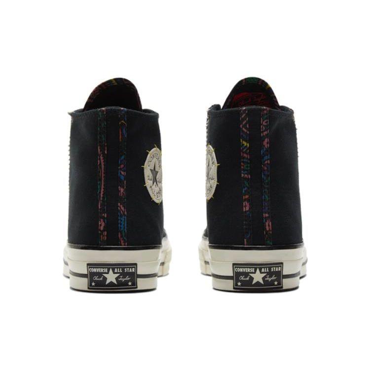 Converse Chuck 70 High Black Aztec Unisex Sneakers White A04405C
