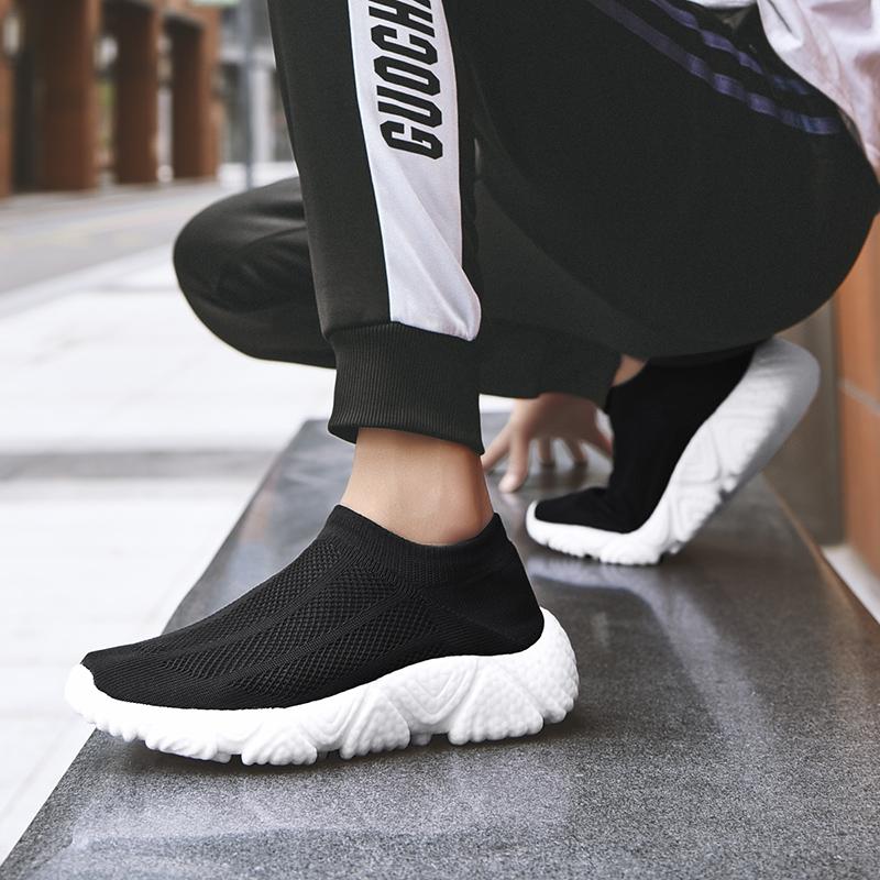 Shoes for Men 2025 New Sport Casual Fashion Sneakers Breathable Outdoors Loafers Men Sock Shoes  Plus Size Running Shoes for Men