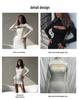 2025 Autumn/Winter Chic Hollowed-Out Sexy Tight Short Dress