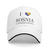 Bosnia and Herzegovina Flag Outfits Unisex Women Baseball Caps  Trucker Hat Classic Travel Headwear Adjustable Fit Snapback Cap