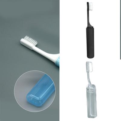 Compact Folding Travel Toothbrush Creative and Portable Business Trip Toothbrushes for Women and Men Easy Carrying