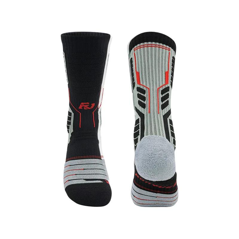 Professional Damping Sport Short Socks Compression Bright Color Towel Bottom Running Football Cycling Outdoor Basketball Socks