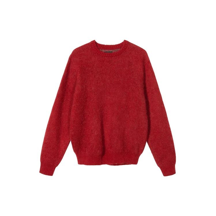 Stussy 8 Ball Hvy Brushed Mohair Sweater 8 Unisex 117078