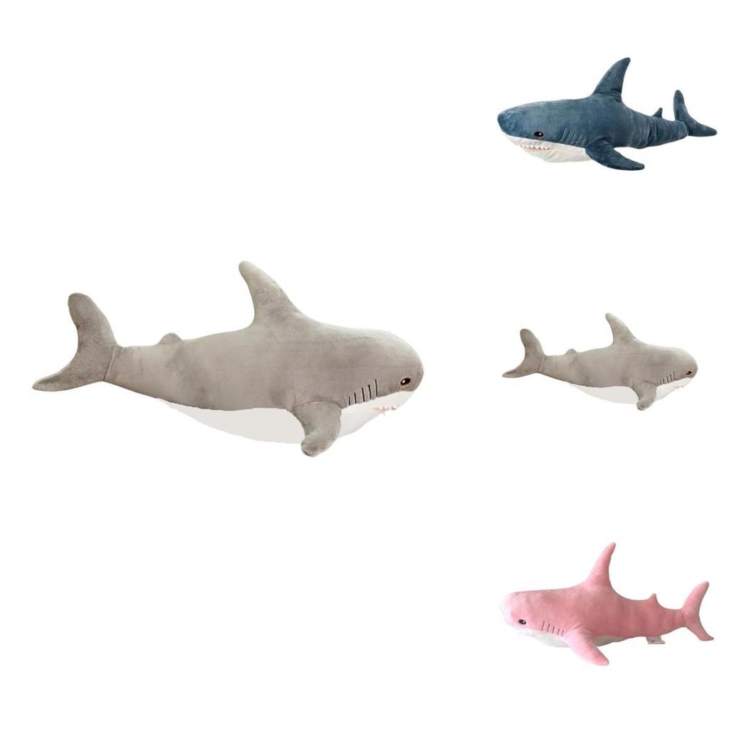 Realistic 3d Shark Stuffed Animal Toy Pillow For Decoration And Kids Gift