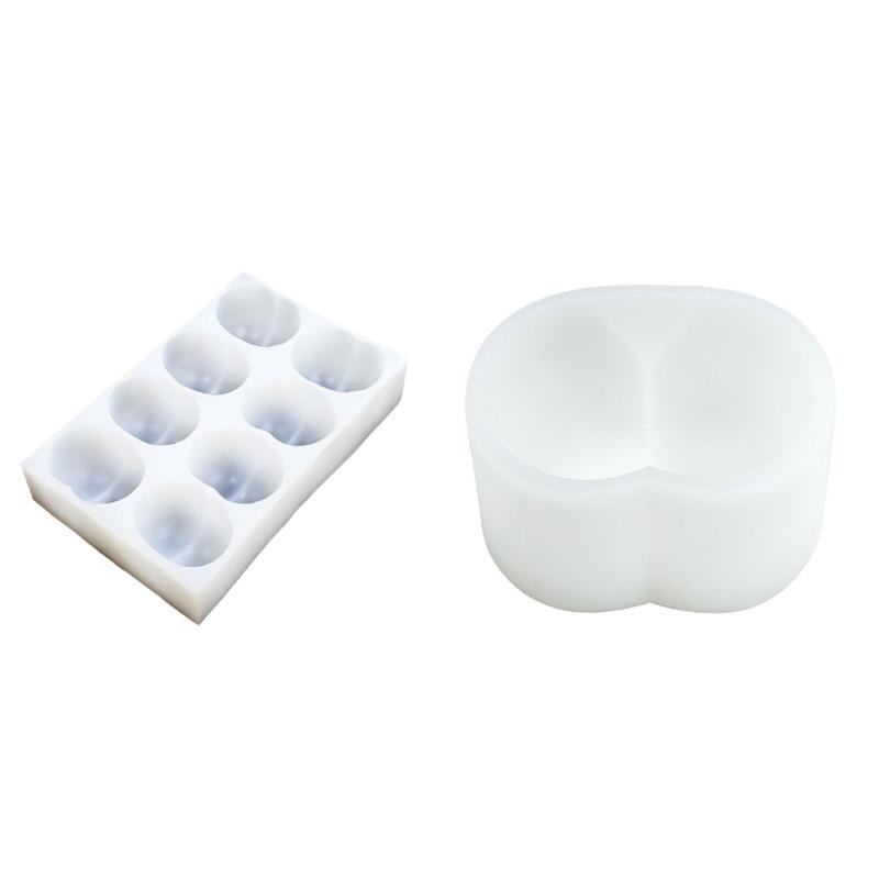 Double Size Silicone Bottom Shape Molds Ideal For Homemade Custards Gelatin Dessert And Cake Decorations