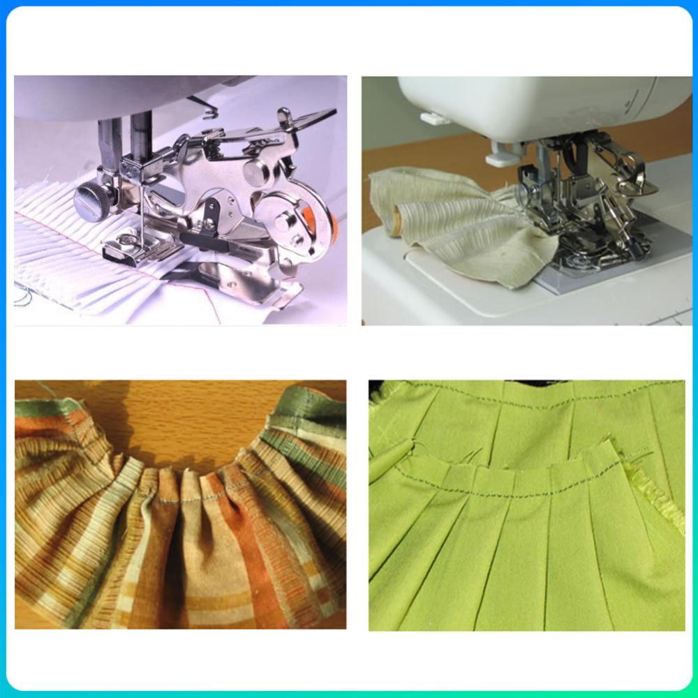 

Low Shank Sewing Machine Adjustable Ruffler Foot Sewing Machine Portable Practical Metal Creative Sewing Accessories China Mainland